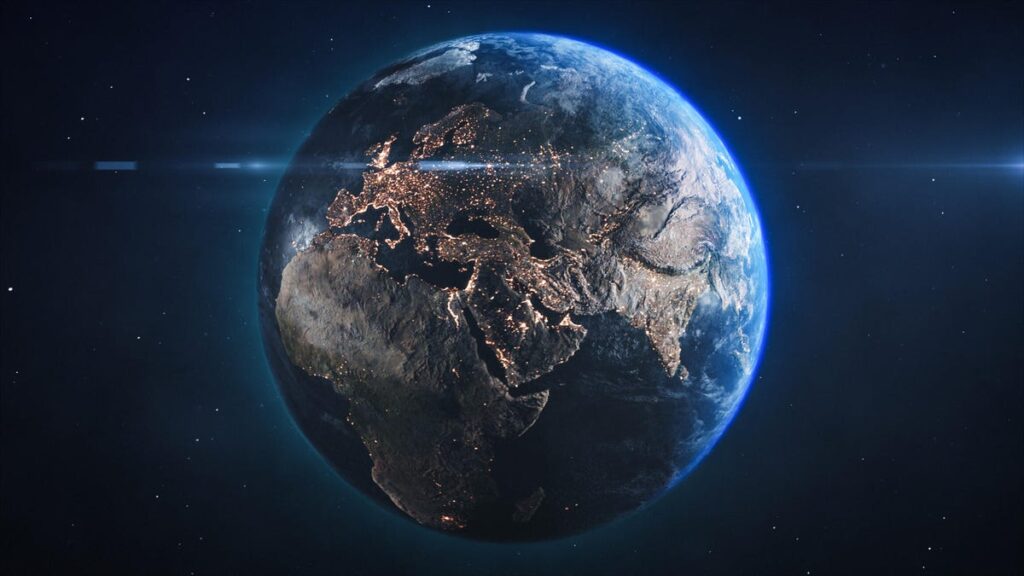 An image of Earth as viewed from space (gettyimages-2170815486)