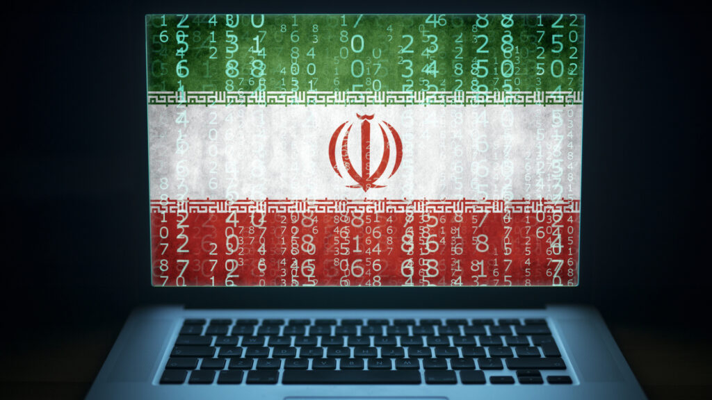 Iran is searching for major cloud providers to help rebuild its tech infrastructure Iran flag on a laptop screen