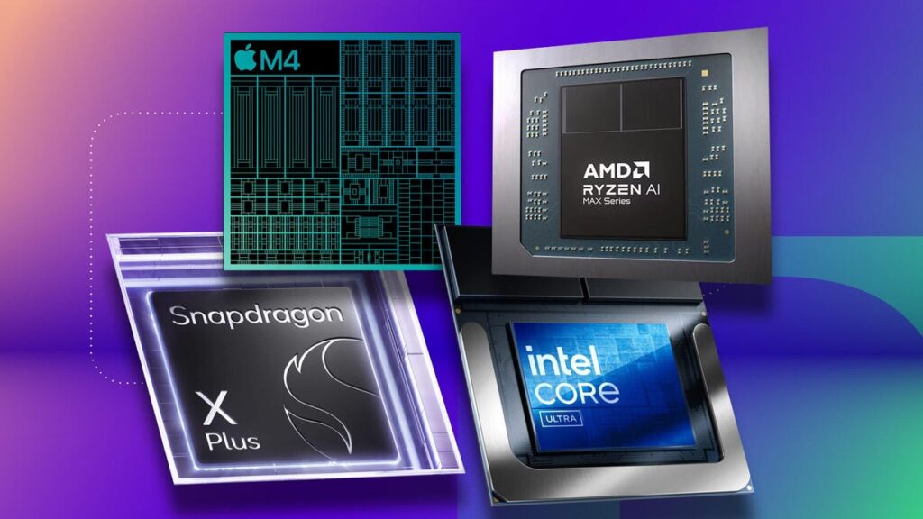 Intel AMD Qualcomm and Apple mobile processors