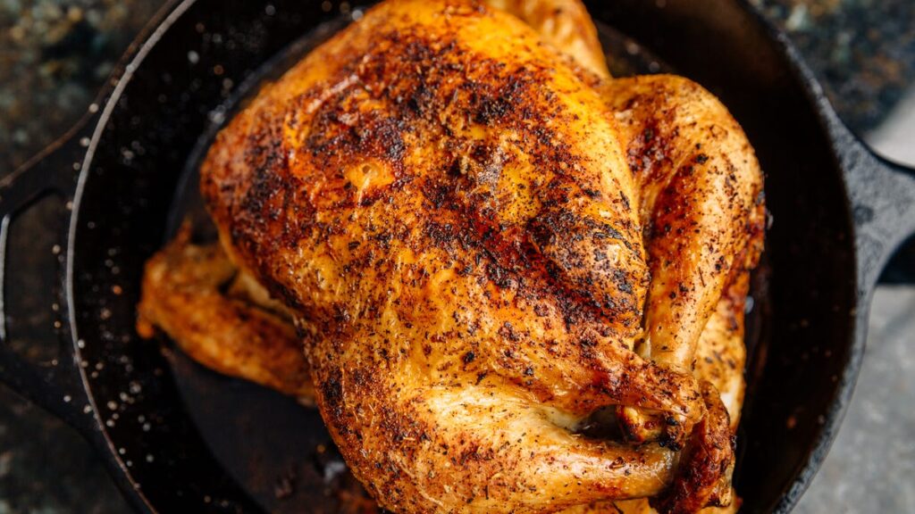 This 45-Minute Air Fryer Roasted Chicken Is a Thing of Beauty