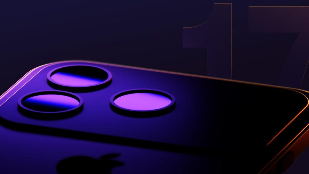 A small image of the iPhone Air on a purple background