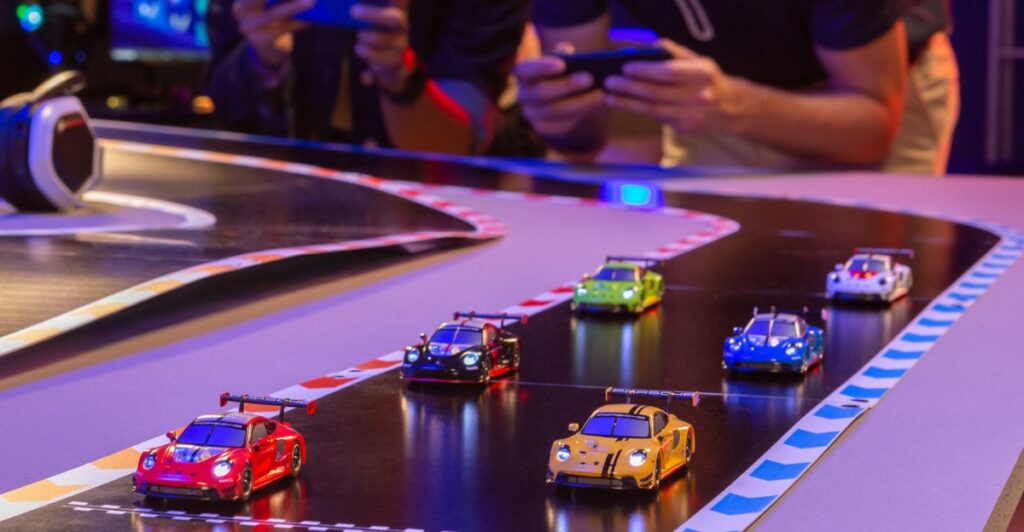A toy racing company is trading slots for smartphone-controlled RC cars