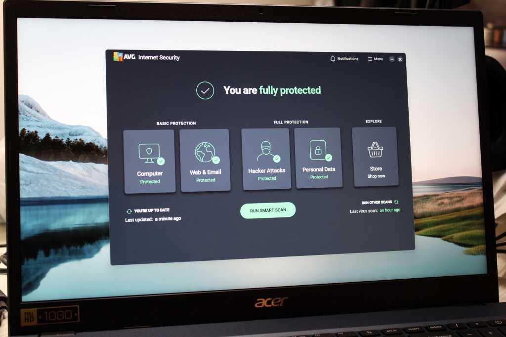 AVG Internet Security review: Reliable, budget-friendly antivirus AVG Internet Security on a laptop (March 2025)