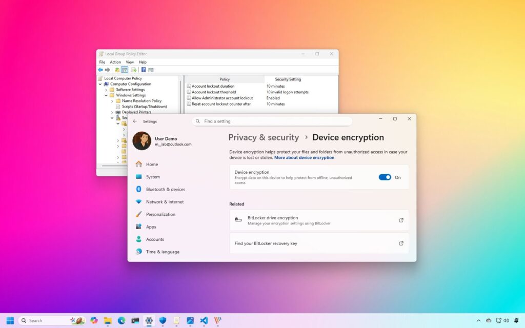 Windows 11 default features