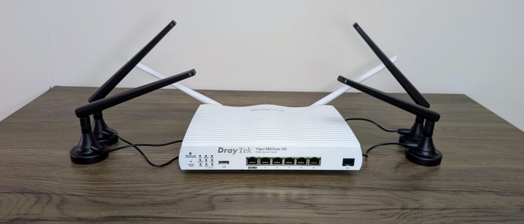 DrayTek Vigor2865Lax-5G 5G NR AX3000 Wi-Fi 6 router review DrayTek Vigor2865Lax-5G 21 by 9