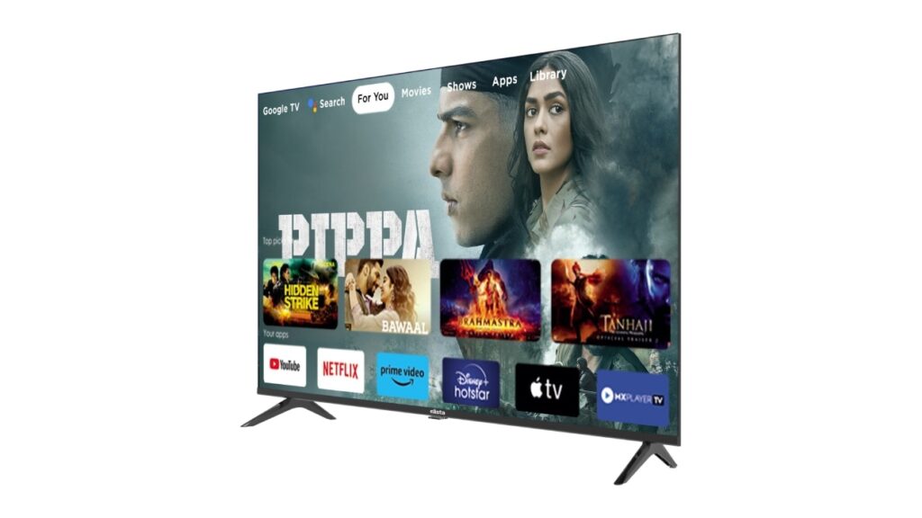 Elista QLED Google TVs With Up to 4K Resolution, Dolby Audio Launched in India