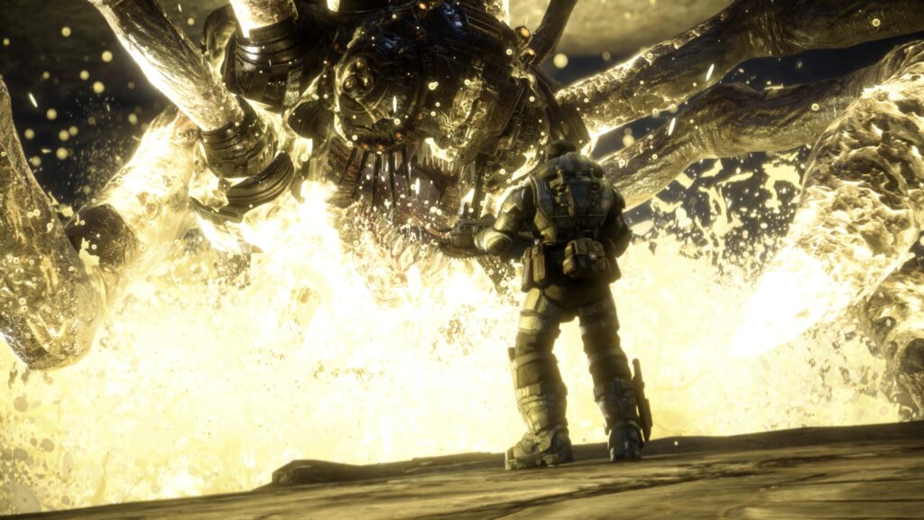 A screenshot from Gears of War: Reloaded.