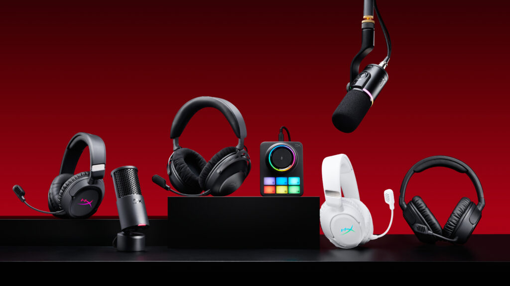 Image of the HyperX Summer of Gaming 2025 products.