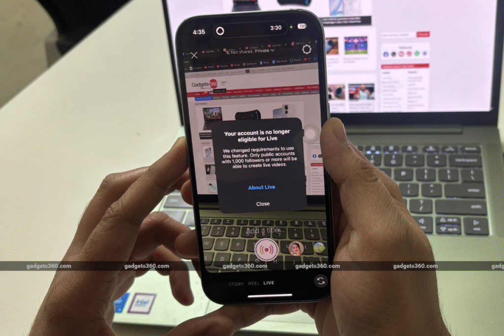Instagram Not Allowing Users To Go Live If They Don’t Have 1,000 Followers