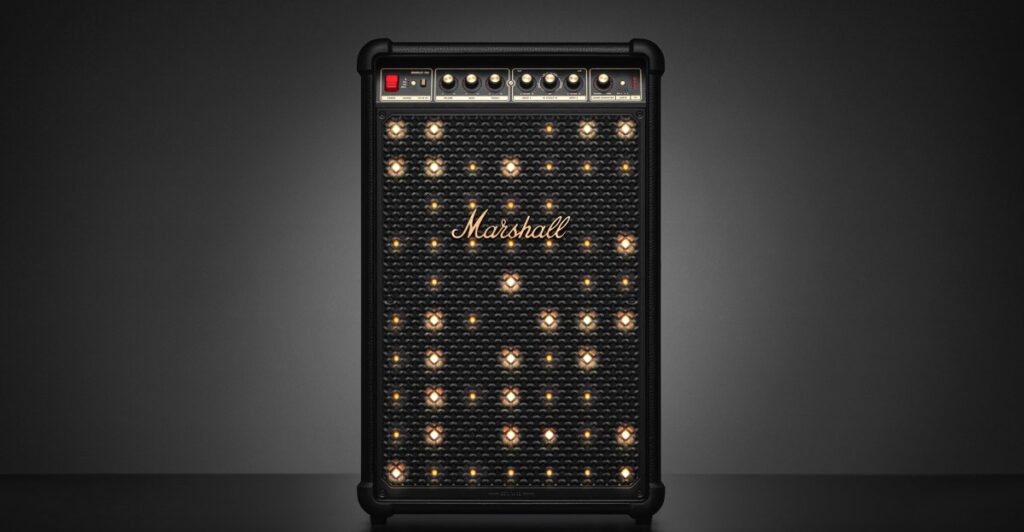Marshall’s first Bluetooth party speaker has a hidden light show Marshall’s first Bluetooth party speaker has a hidden light show
