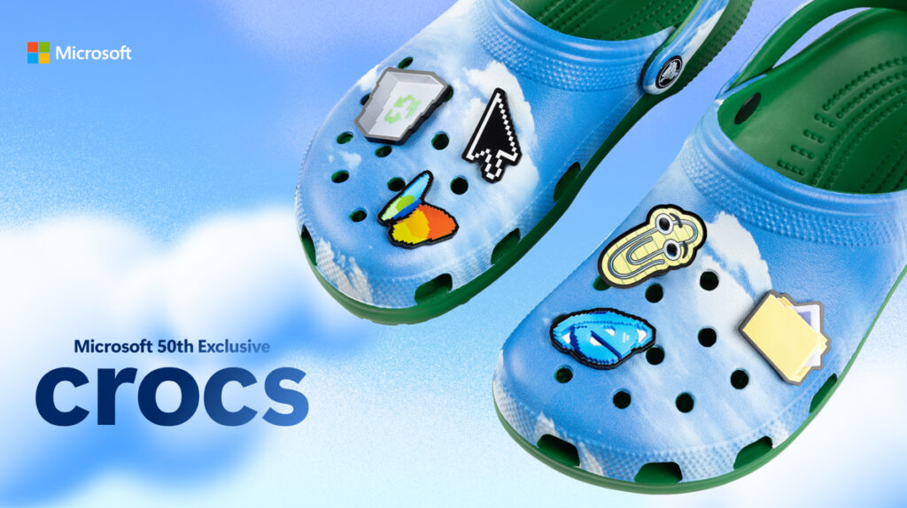 Microsoft 50th Exclusive Crocs (Windows XP Crocs)