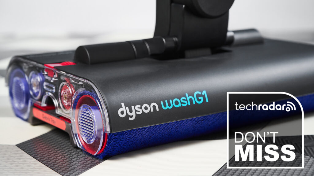 Dyson WashG1 floorhead, with Don't Miss graphic