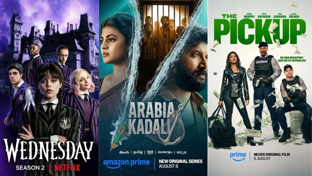 OTT Releases This Week (August 04 – August 10): Wednesday Season 2, Salaakar, Mickey 17, Mayasabha, and More OTT Releases This Week (August 04 - August 10): Wednesday Season 2, Salaakar, Mickey 17, Mayasabha, and More