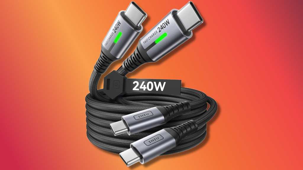 Score two ultra-fast 240W USB-C cables for under $10 today Iniu 240W cables