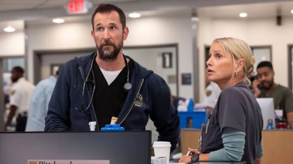The Pitt season 2: everything we know so far about the hit HBO Max show’s return Robbie and Dana look at the ER screen above reception