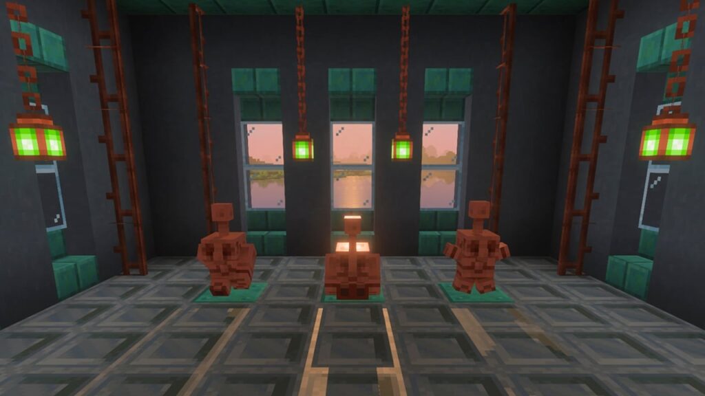 Screenshot of Minecraft: The Copper Age.