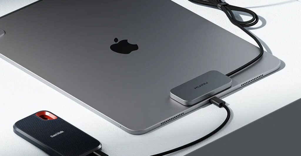 This charger brings the conveniences of wireless charging to the iPad