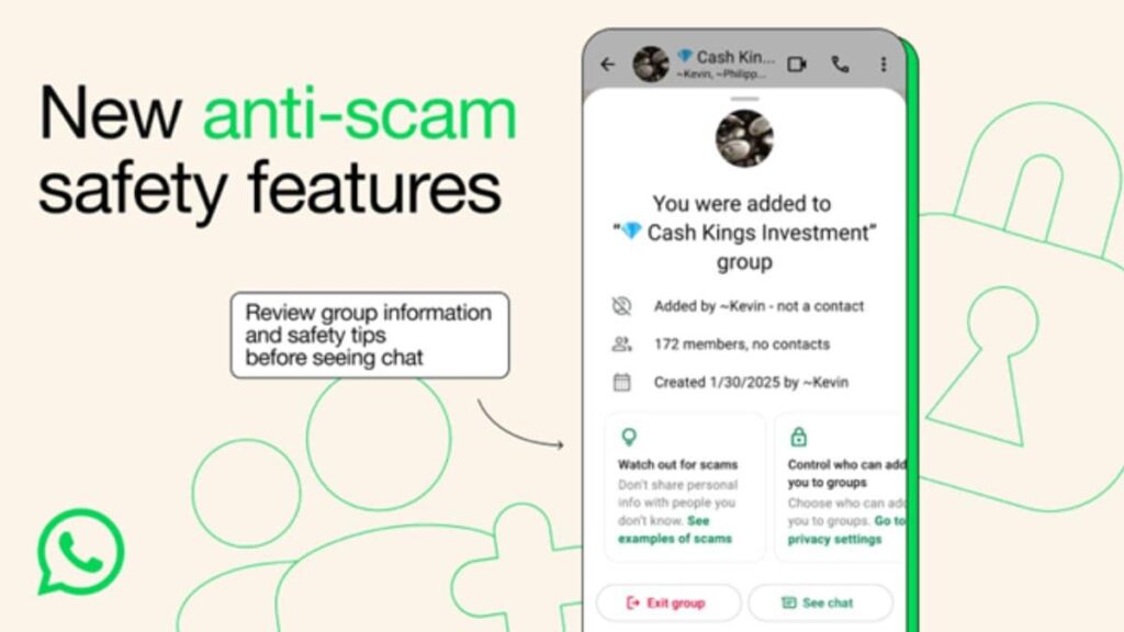 WhatsApp Rolls Out Safety Overview Which Lets You Review Group Information for Protection Against Scams