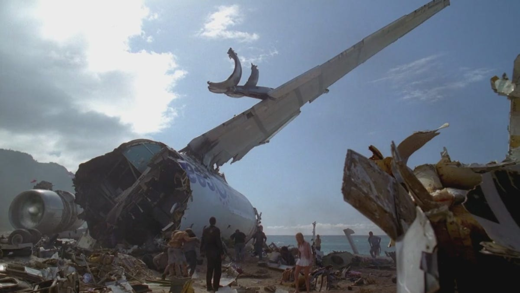 screenshot of the pilot episode of Lost