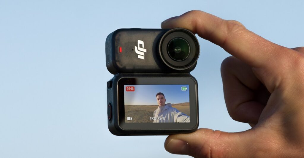 DJI’s smallest action camera will start recording when you nod