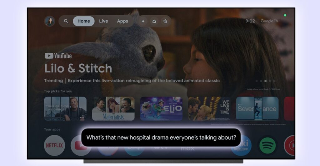 Gemini is coming to Google TV starting today