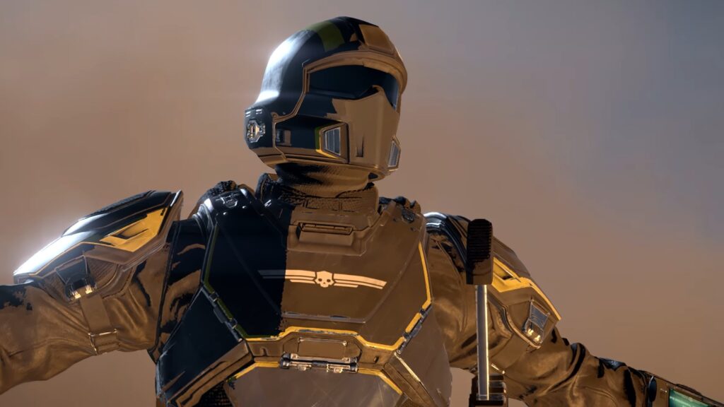 A screenshot taken from a recent Helldivers 2 trailer.