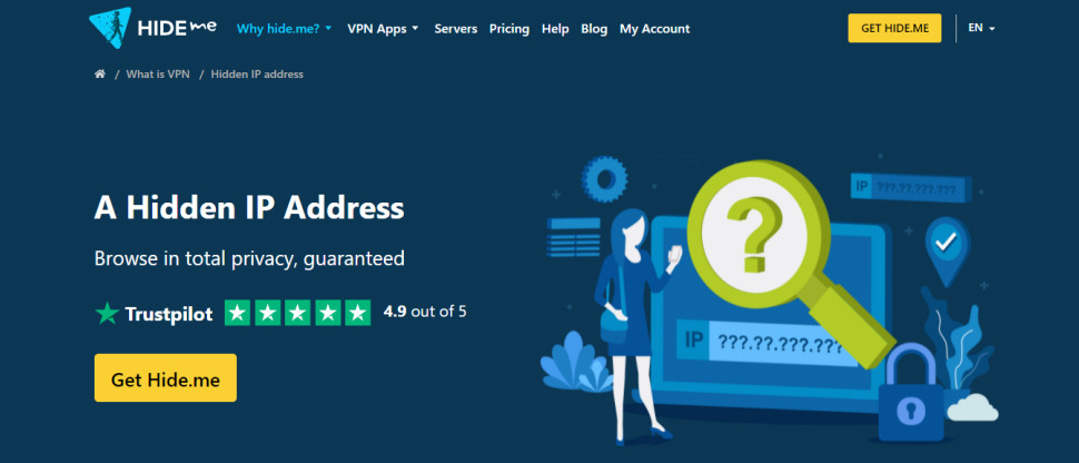 Hide.me Free VPN | TechRadar Hide.me Website