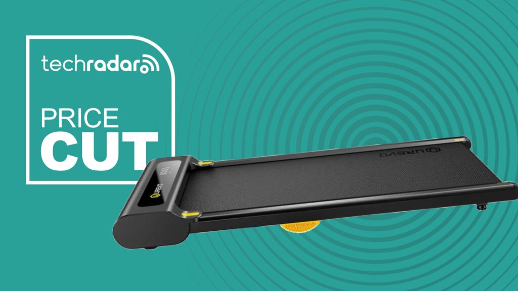 Urevo SP1 walking pad on TechRadar deals banner