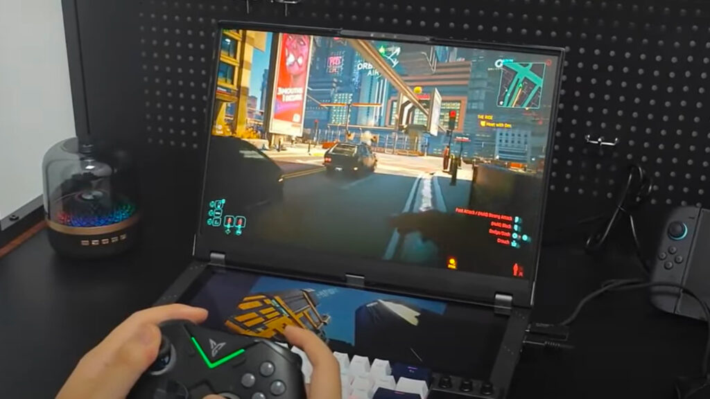 Krayzor dual-screen gaming laptop
