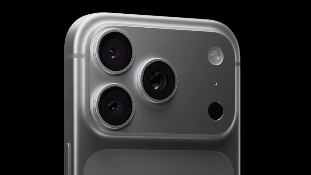 Screenshot from Apple's September 2025 event