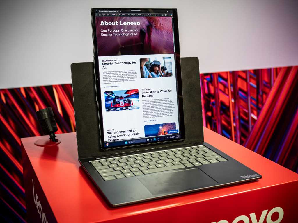 Lenovo’s radical PC concepts imagine laptop screens that adapt to you Lenovo VertiFlex Concept