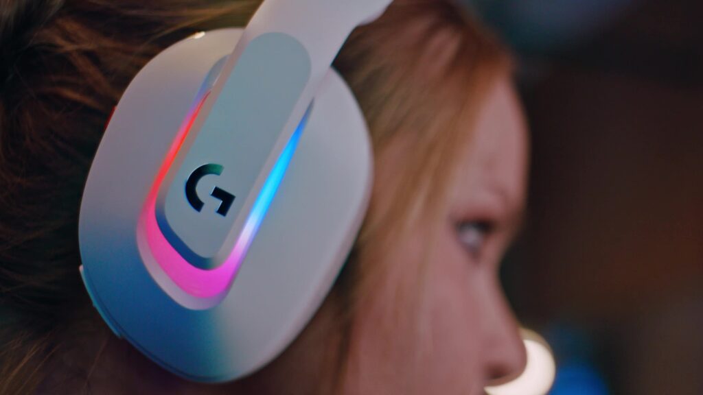 Promotional screenshot of the Logitech G Astro A20 X Gaming Headset