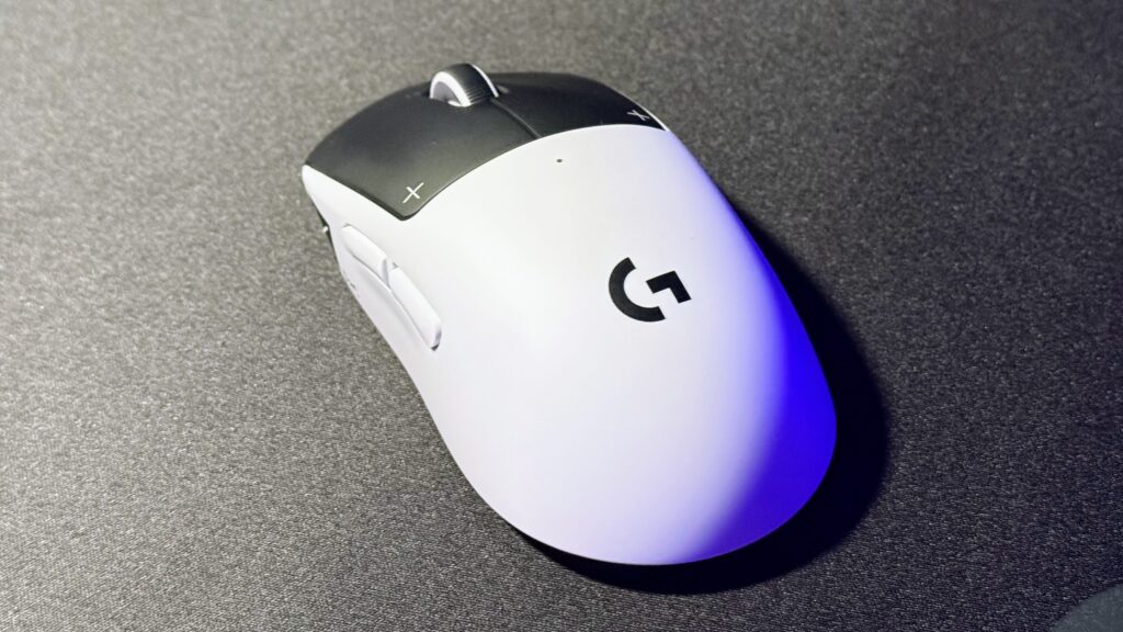 Logitech G’s Pro X2 Superstrike makes a compelling case for blending analog tech and haptics in a gaming mouse an image of the Logitech G Pro X2 Superstrike gaming mouse