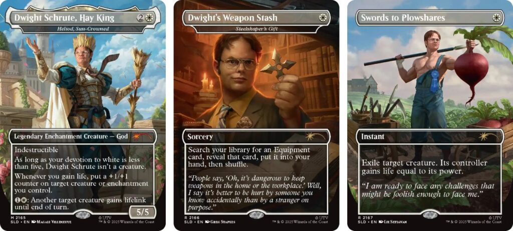 Magic: The Gathering cards featuring Dwight from The Office are a step too far for some, though others think they’re ‘so bad its circling back to being funny’ Dwight from The Office appears on official Magic: The Gathering cards