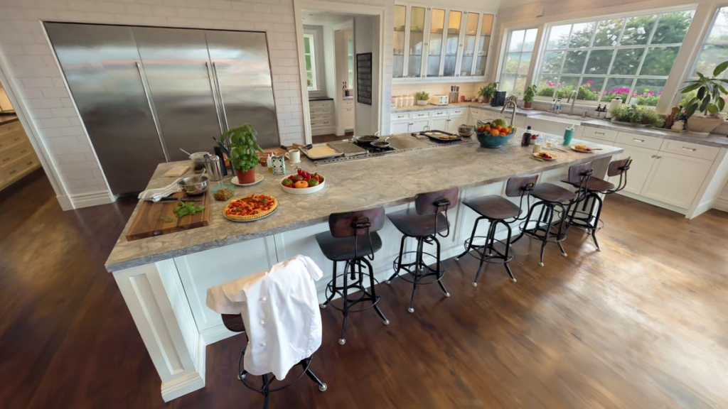 Gordon Ramsay's home kitchen in a Meta Quest captured scan