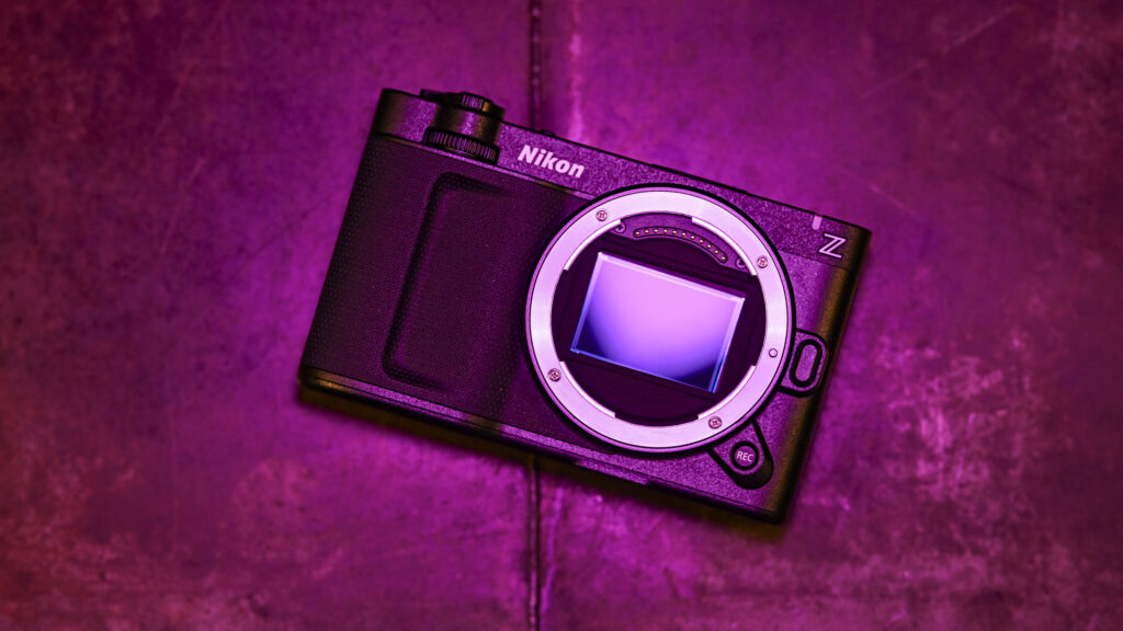 Nikon Zr review: cinema cameras just got a major new player Nikon ZR camera, no lens, under low key magenta lighting