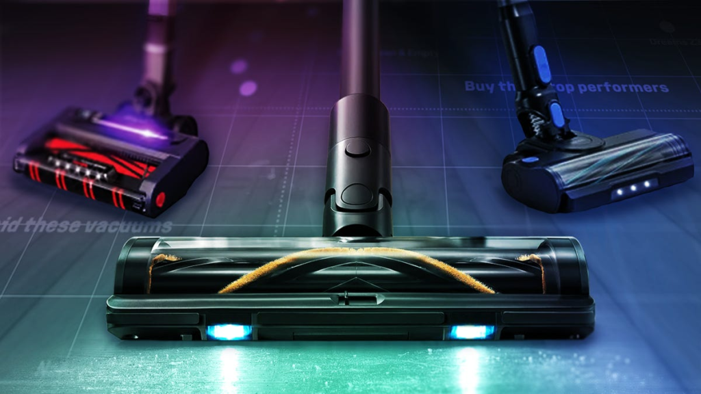 Vacuum heads from Dreame, Shark and Levoit