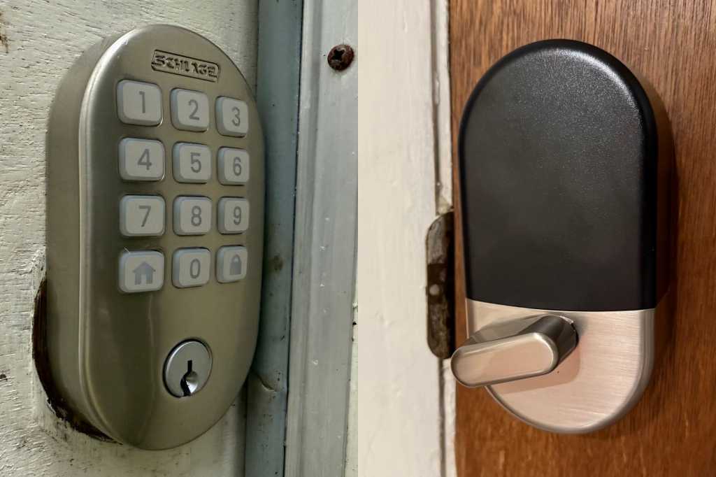 Schlage Arrive Smart WiFi Deadbolt Lock review: Premium build Schlage Arrive installed
