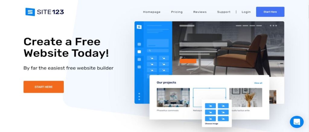 Site123 website builder review | TechRadar Hero