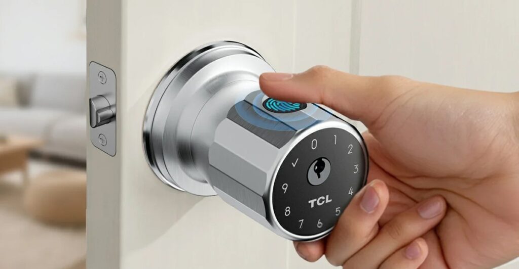 TCL’s new smart lock squeezes four unlocking methods into a door knob