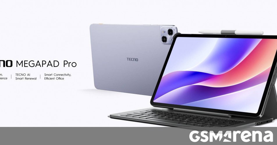 Tecno unveils 12-inch MegaPad Pro, launches laptops in Europe Tecno unveils 12-inch MegaPad Pro, launches laptops in Europe