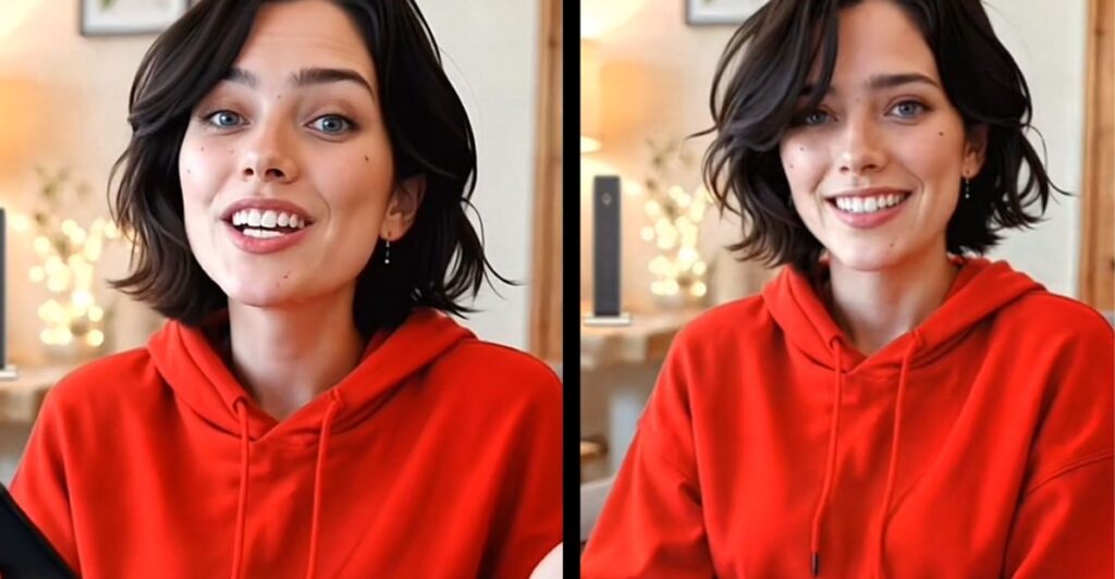 The influencer in this Vodafone ad isn’t real