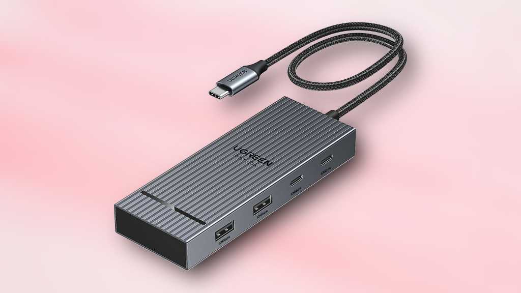 This 7-port USB-C hub with dual 4K HDMI is down to its best price Ugreen Revodok 7-in1 USB-C docking station hub deal