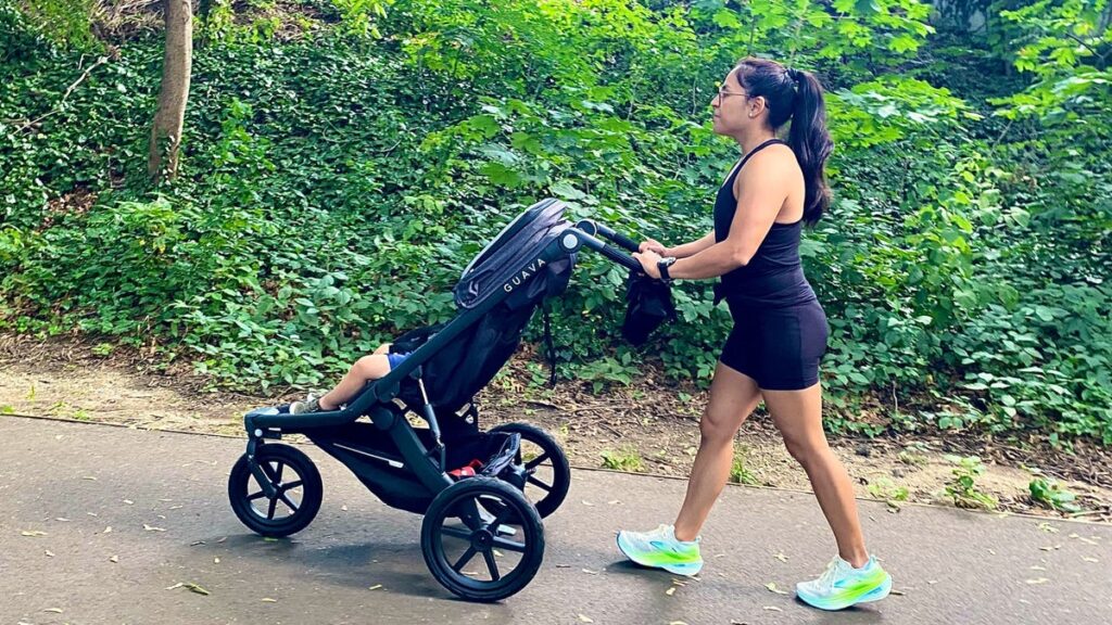 This Mom Is Getting Back Into Running Shape With a Jogging Stroller, Fitness Apps and Tech
