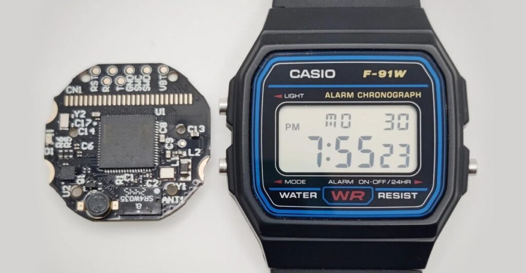 You can upgrade a Casio watch with Bluetooth, step counting, and games