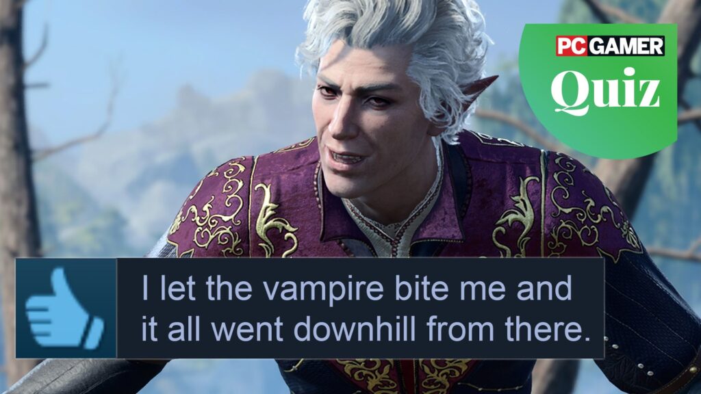 The vampire from Baldur's Gate 3
