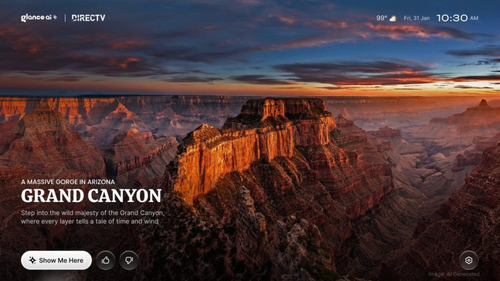 DirecTV Customers Will Soon See Their Own Faces in AI-Generated TV Ads A photo of the grand canyon