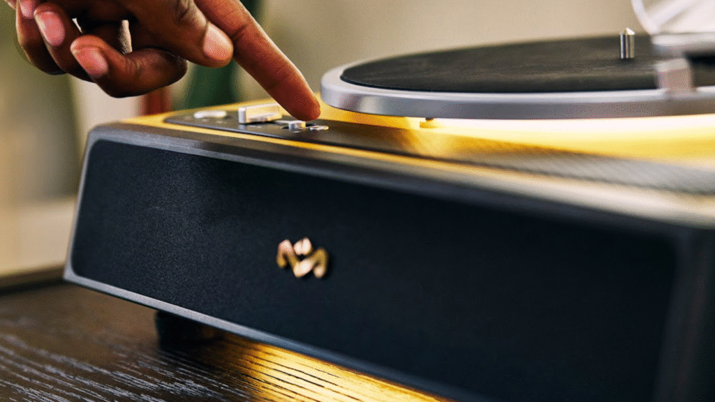 House of Marley’s new affordable record players have built-in speakers, Bluetooth, eco-friendly materials, and one even has mood lighting House of Marley's new affordable record players have built-in speakers, Bluetooth, eco-friendly materials, and one even has mood lighting
