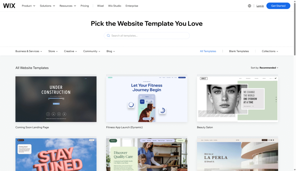 How to change a template on Wix How to change a template on Wix