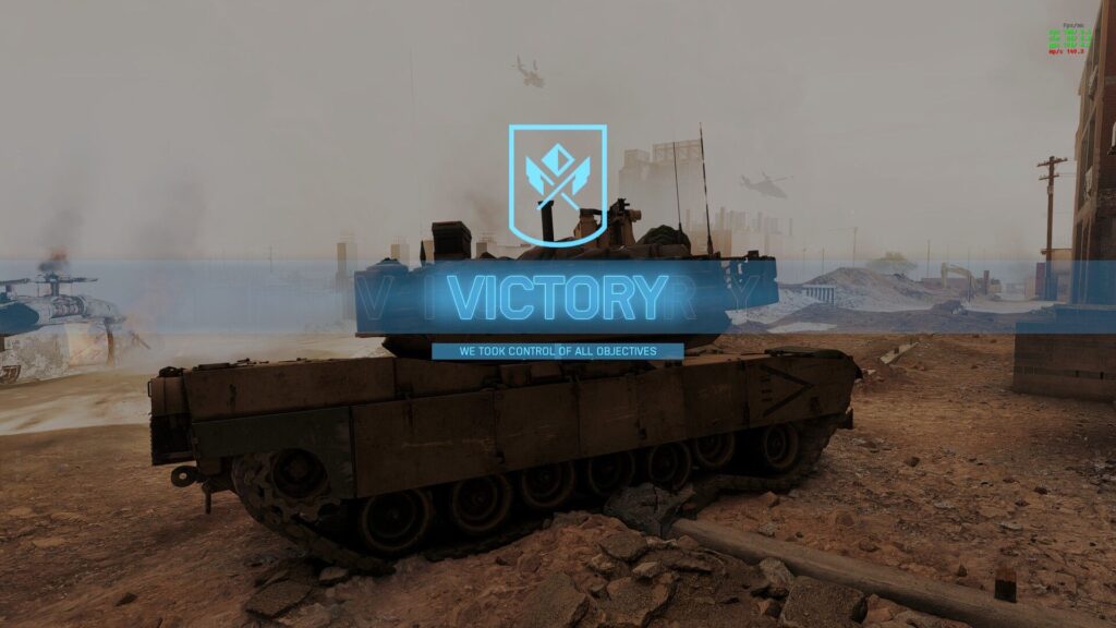 How to easily complete Battlefield 6 Masteries and Challenges Battlefield 6 screenshot of victory in a tank